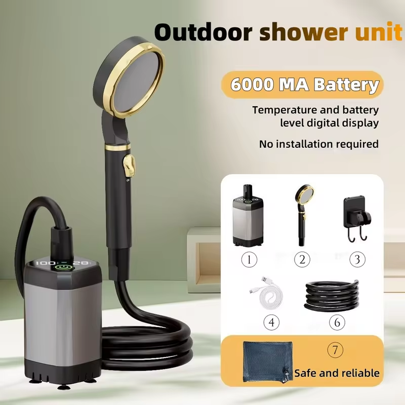 Kit de douche électrique porta - Outdoor Camping Shower avis et prix