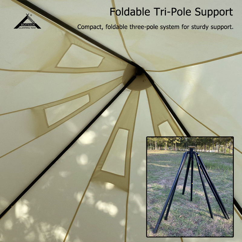 Tente cloche en coton d'extéri - Outdoor Yurt Camping avis et prix