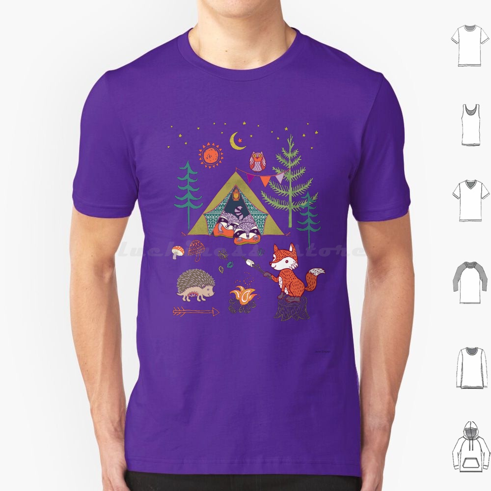 T-shirt Campout Woodland Anima - Outdoor Camping For Kids avis et prix