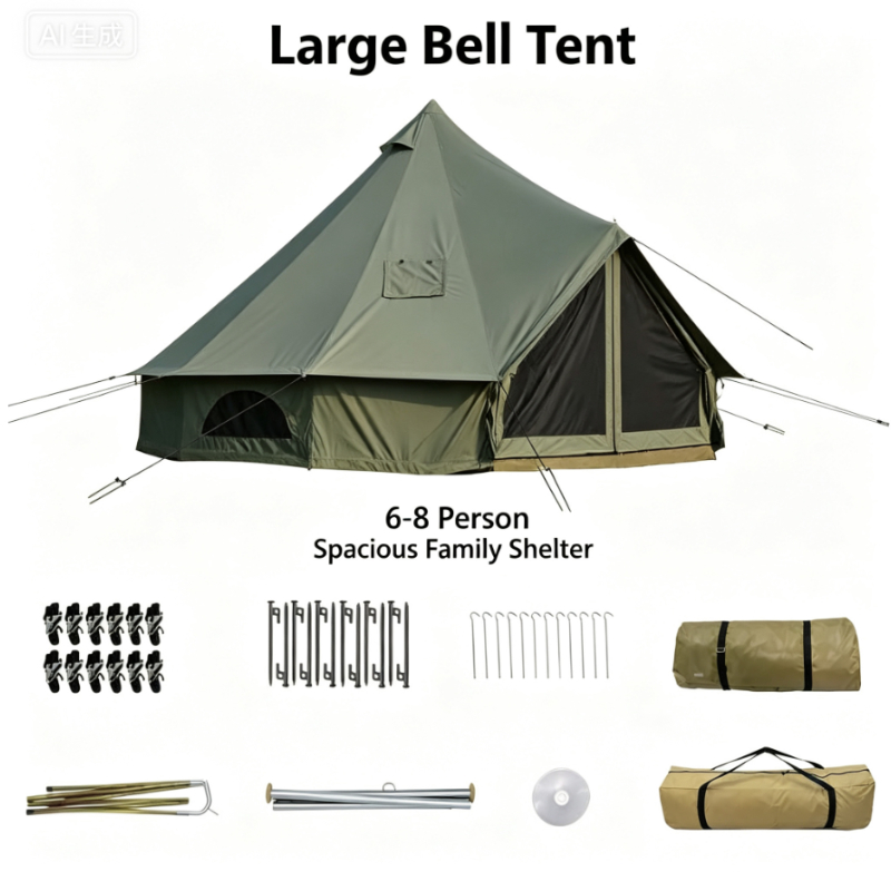 Tente pyramidale en tissu Oxfo - Outdoor Yurt Camping avis et prix