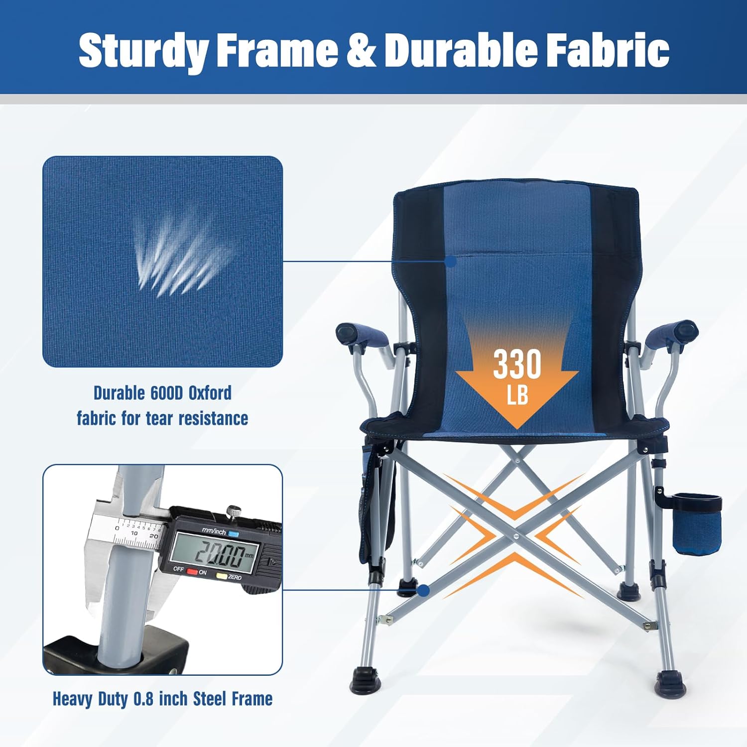 Chaise de camping pliable port - Outdoor Camping And Fishing avis et prix