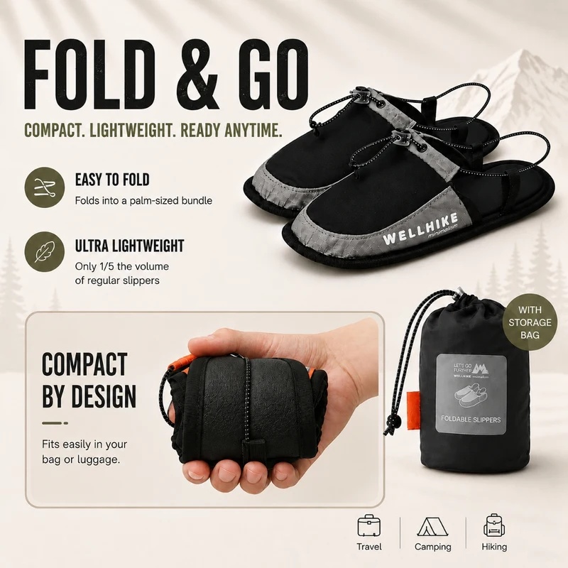 Chaussons de camping à séchage - Outdoor Camping Slippers avis et prix