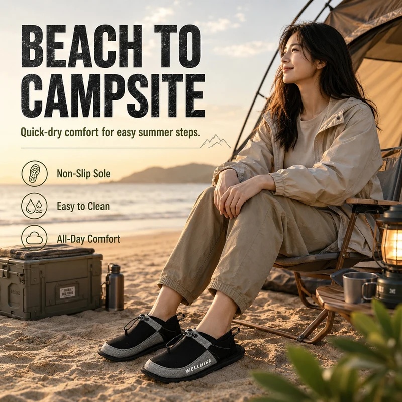 Chaussons de camping à séchage - Outdoor Camping Slippers avis et prix