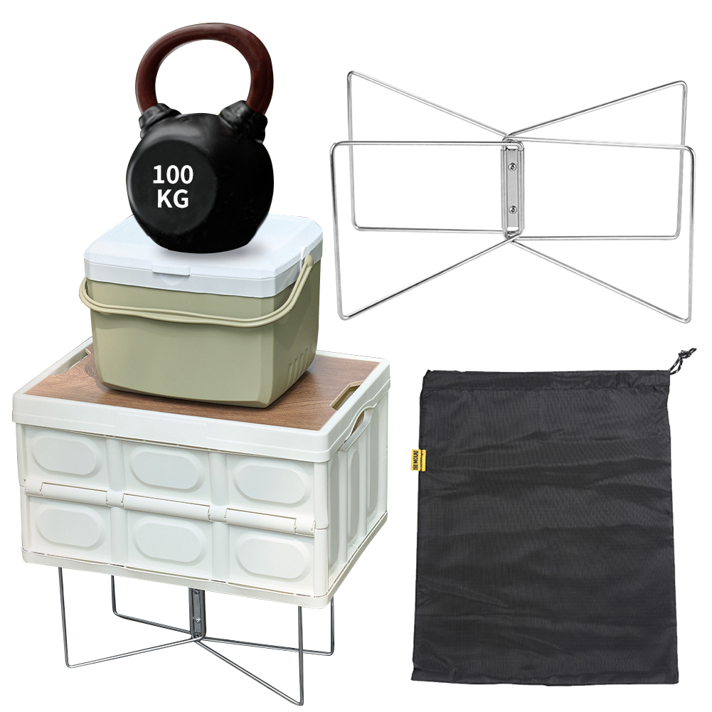 Support de boîte en alliage d' - Outdoor Camping Folding Storage Box avis et prix
