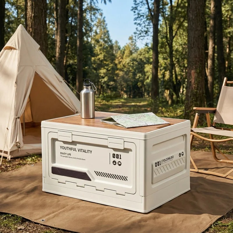 Boîte de rangement extérieure  - Outdoor Camping Folding Storage Box avis et prix