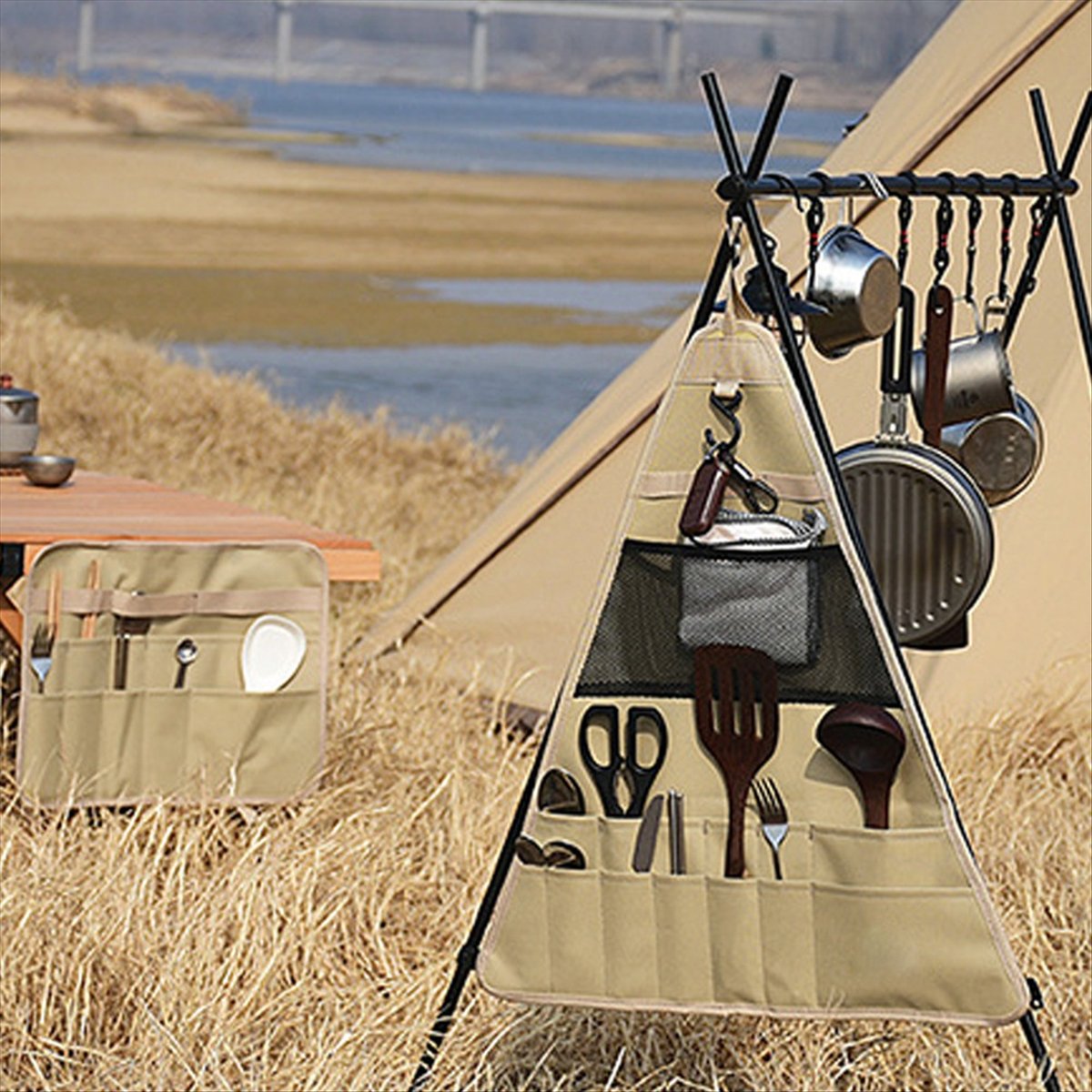 Sac de rangement pour ustensil - Outdoor Camping Utensils avis et prix