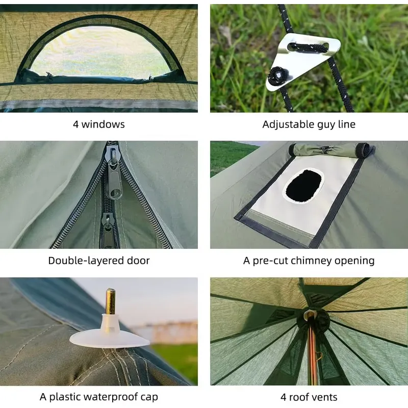Tente de glamping grand format - Outdoor Yurt Camping avis et prix