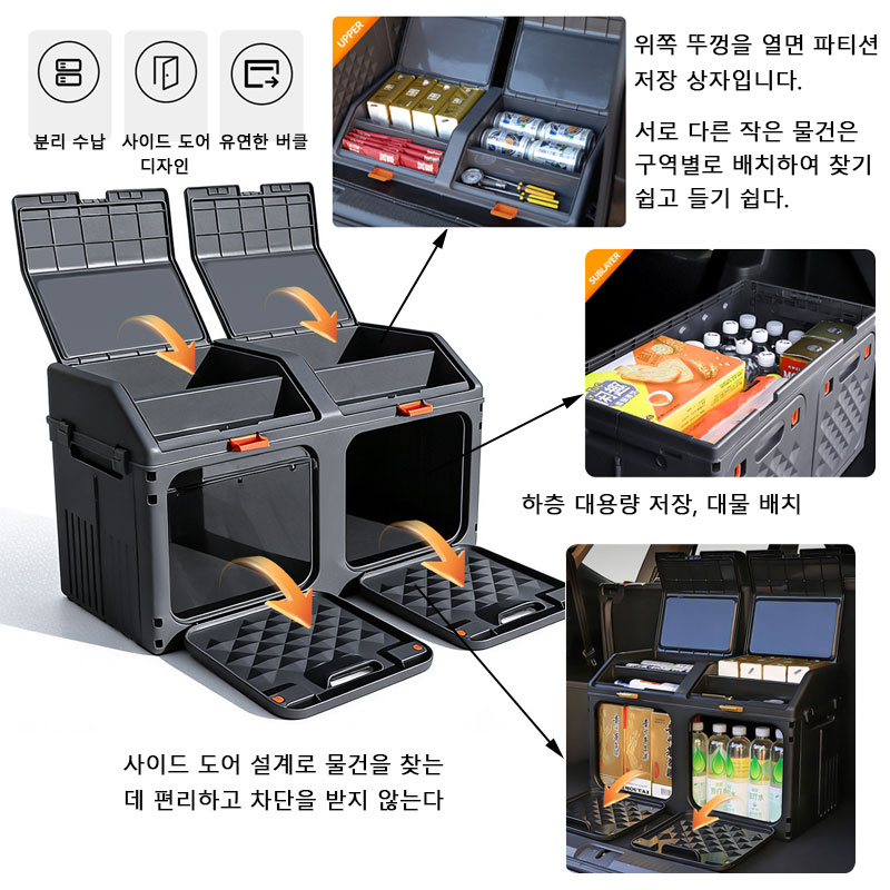Boîte de rangement de coffre d - Outdoor Camping Folding Storage Box avis et prix
