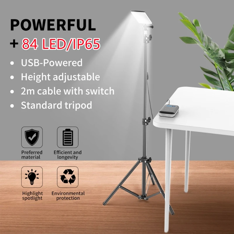 Lampe LED USB 62 avec trépieds - Outdoor Camping Videos avis et prix