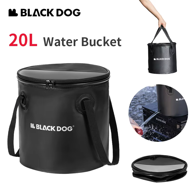 Blackdog seau rond d'eau plian - Outdoor Camping Folding Storage Box avis et prix