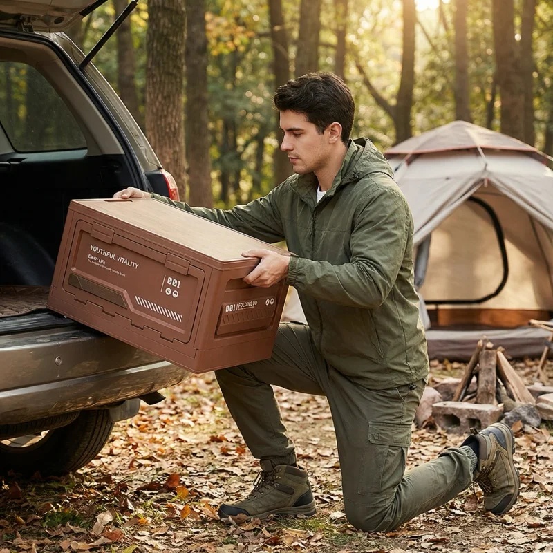 Boîte de rangement extérieure  - Outdoor Camping Folding Storage Box avis et prix