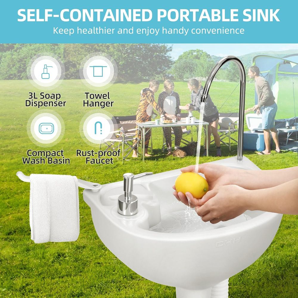 Évier portable de 17 L pour se - Portable Camp Toilet avis et prix