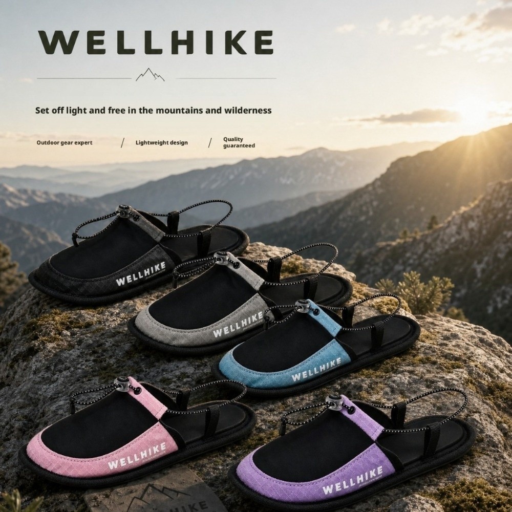 1 paire de chaussons de voyage - Outdoor Camping Slippers avis et prix