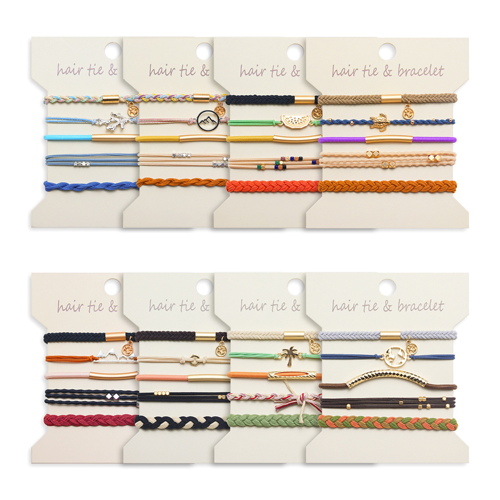 5 pièces bandeaux métalliques  - Paracord Bracelet avis et prix