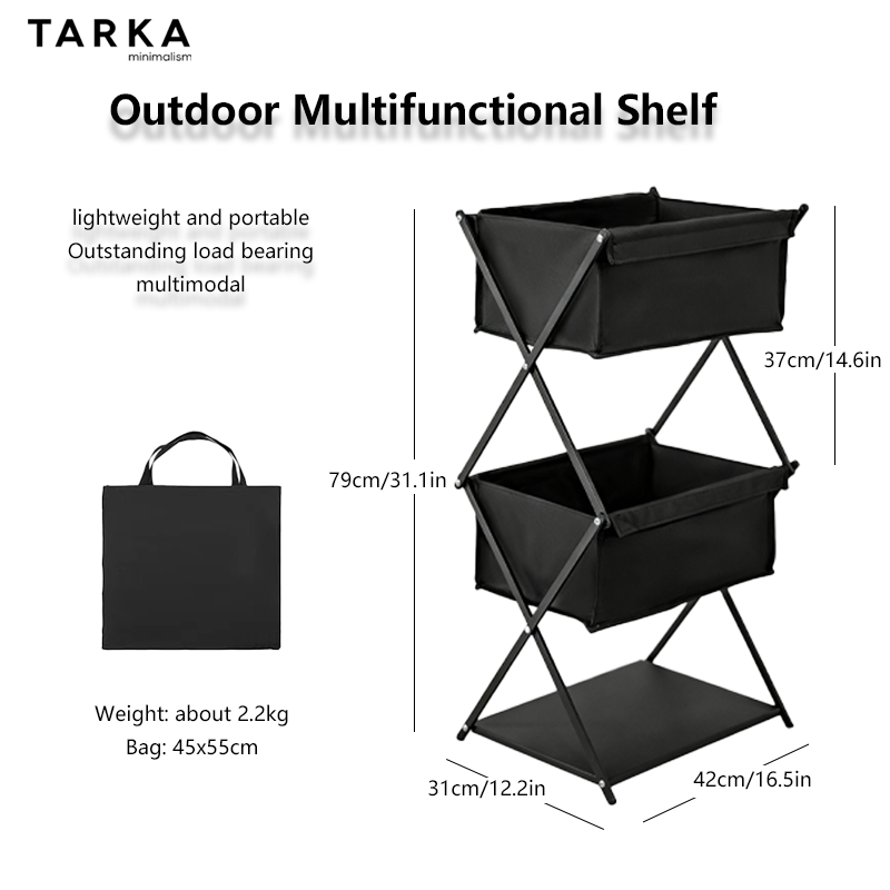 TARKA Camping nouveau support  - Outdoor Camping Folding Storage Box avis et prix