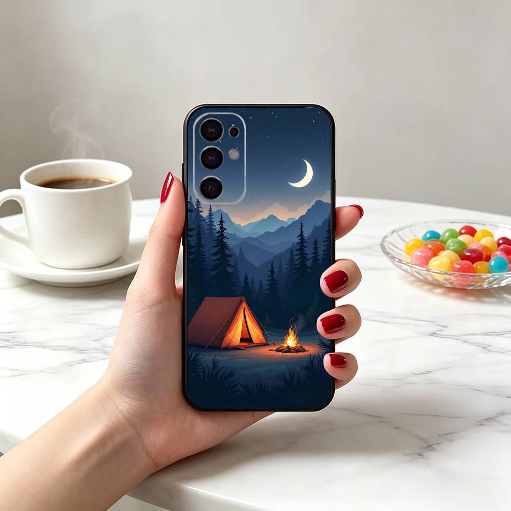 Coque de téléphone en silicone - Outdoor Camping Quotes avis et prix
