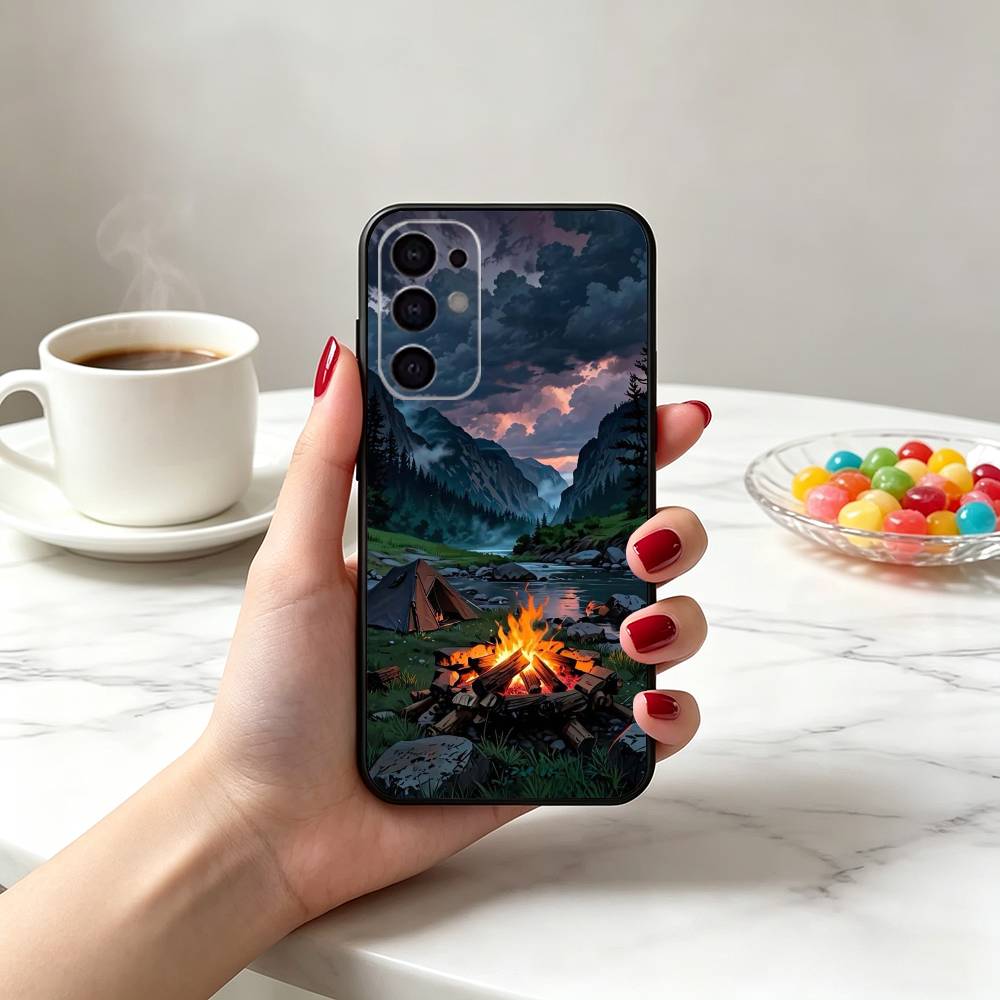 Coque de téléphone en silicone - Outdoor Camping Quotes avis et prix