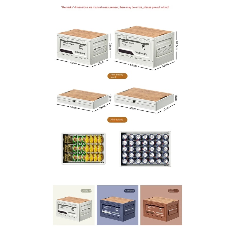 Boîte de rangement extérieure  - Outdoor Camping Folding Storage Box avis et prix