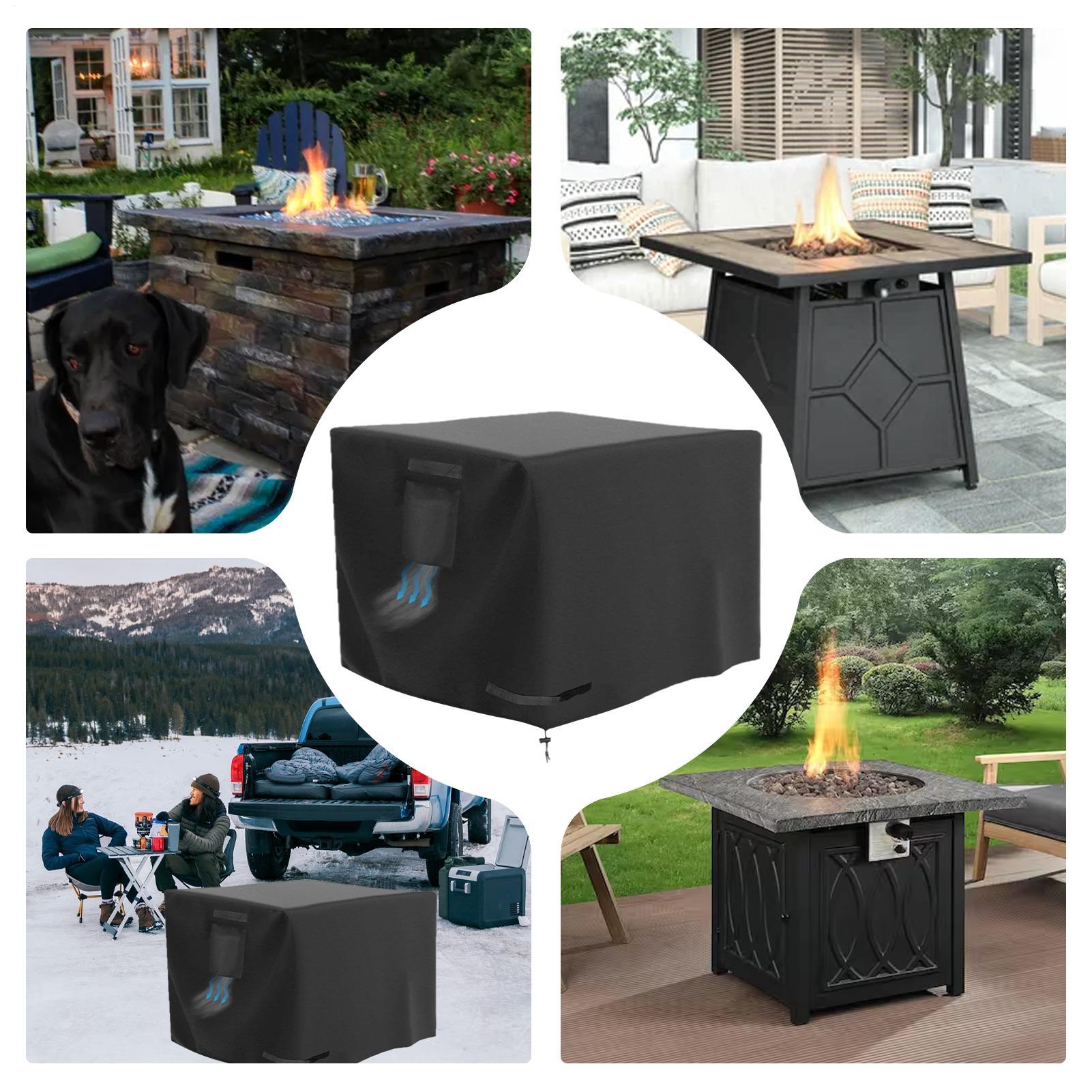 Couverture de foyer carrée de  - Outdoor Camping Table avis et prix