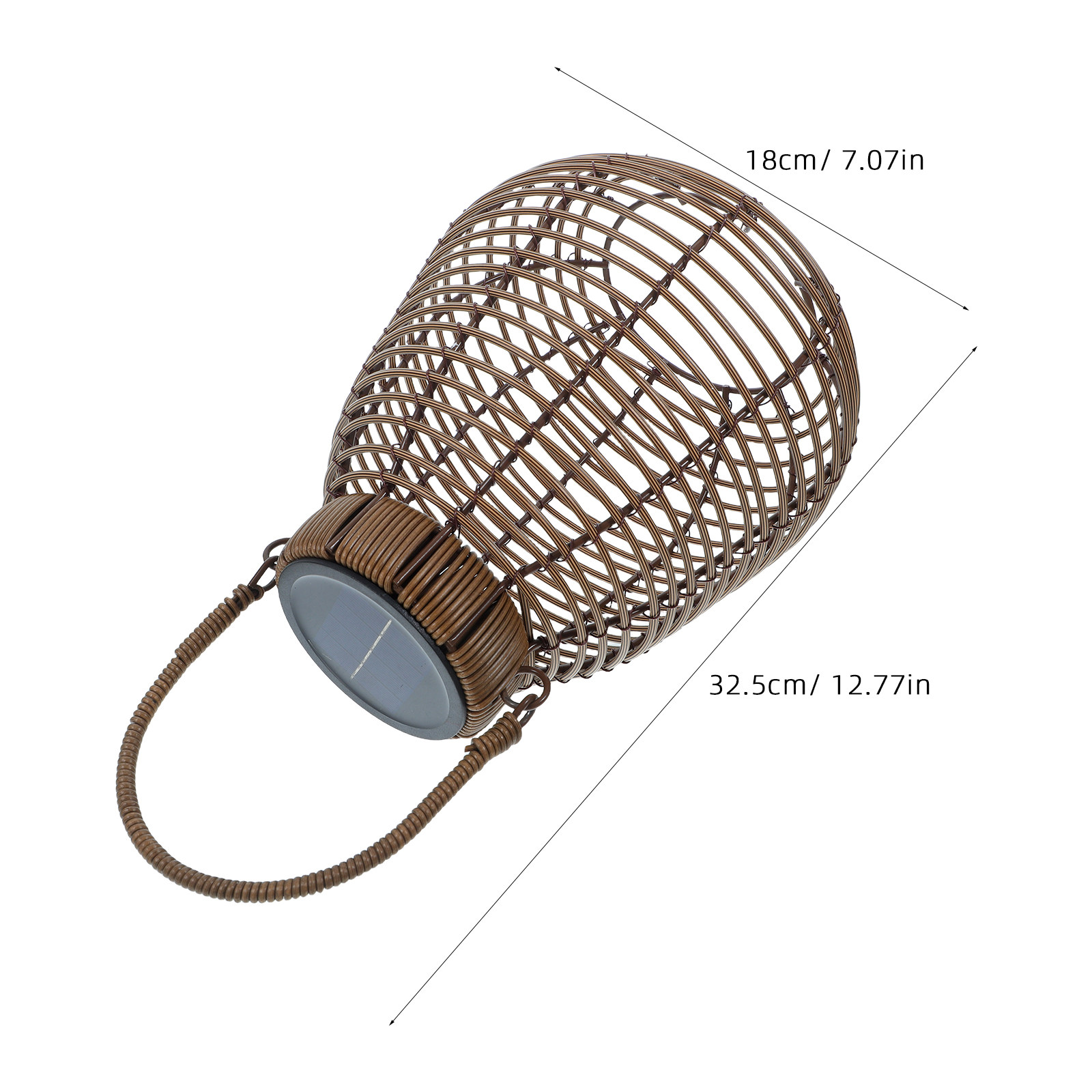 Lampe solaire en rotin, lampad - Outdoor Camping Table avis et prix