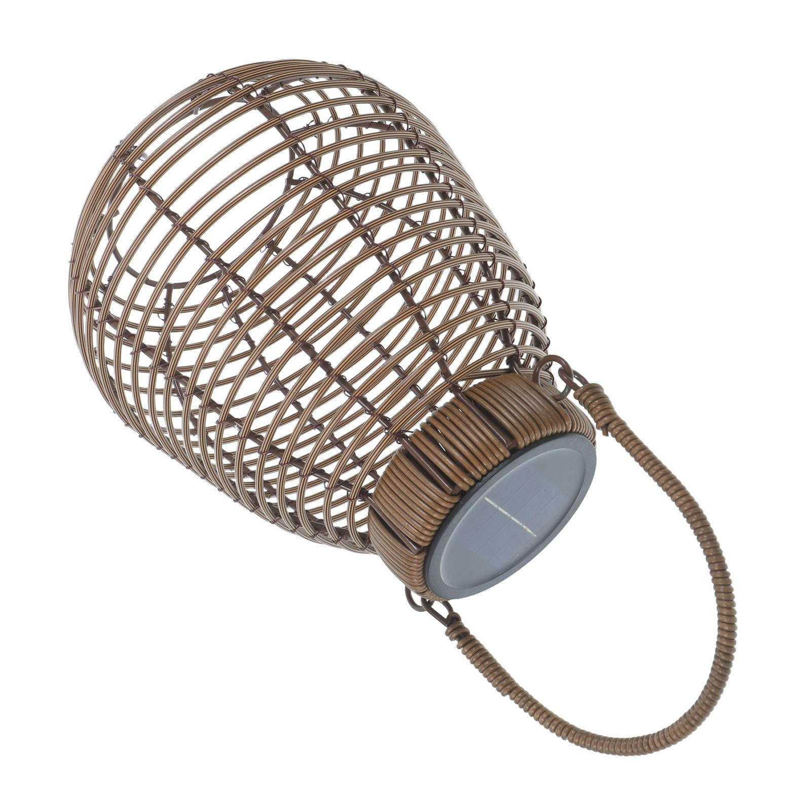Lampe solaire en rotin, lampad - Outdoor Camping Table avis et prix