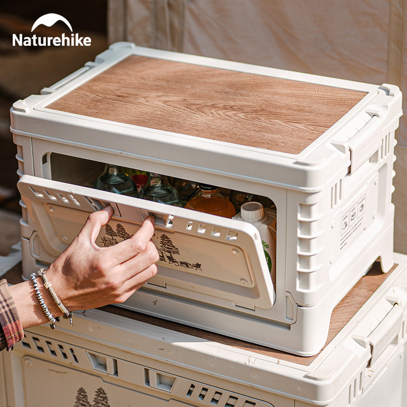 60L boîte camping naturel de g - Outdoor Camping Folding Storage Box avis et prix