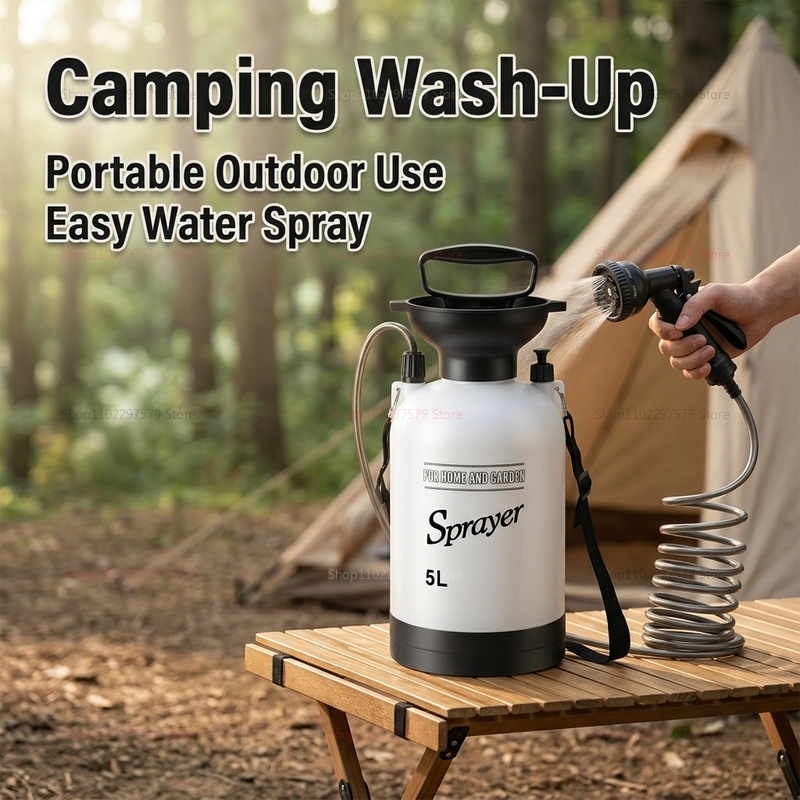 Douche de camping portable 5L, - Outdoor Camping Shower avis et prix