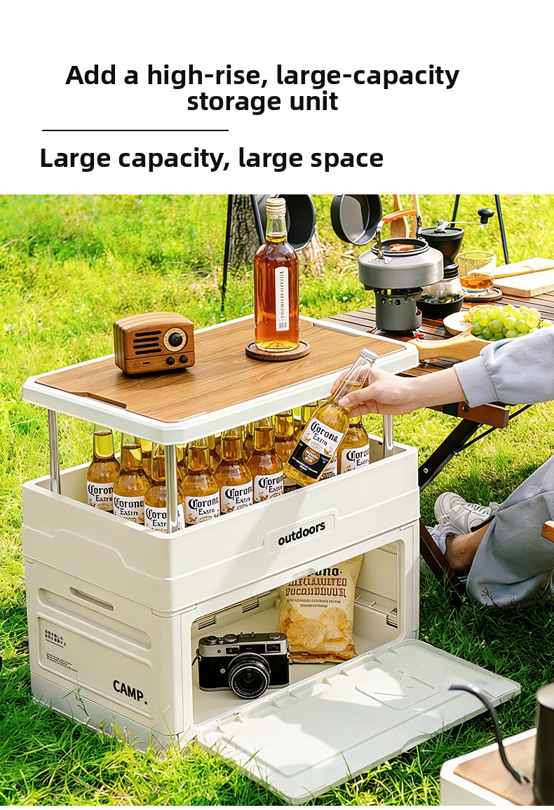 Boîte de rangement pliable pou - Outdoor Camping Folding Storage Box avis et prix