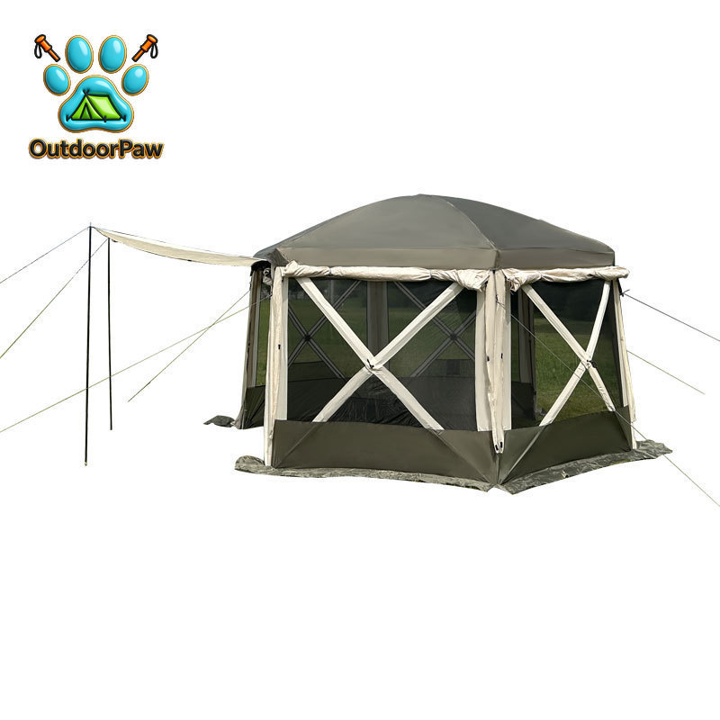Tente de camping hexagonale, a - Outdoor Yurt Camping avis et prix