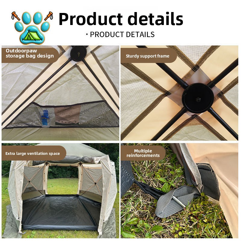 Tente de camping hexagonale, a - Outdoor Yurt Camping avis et prix