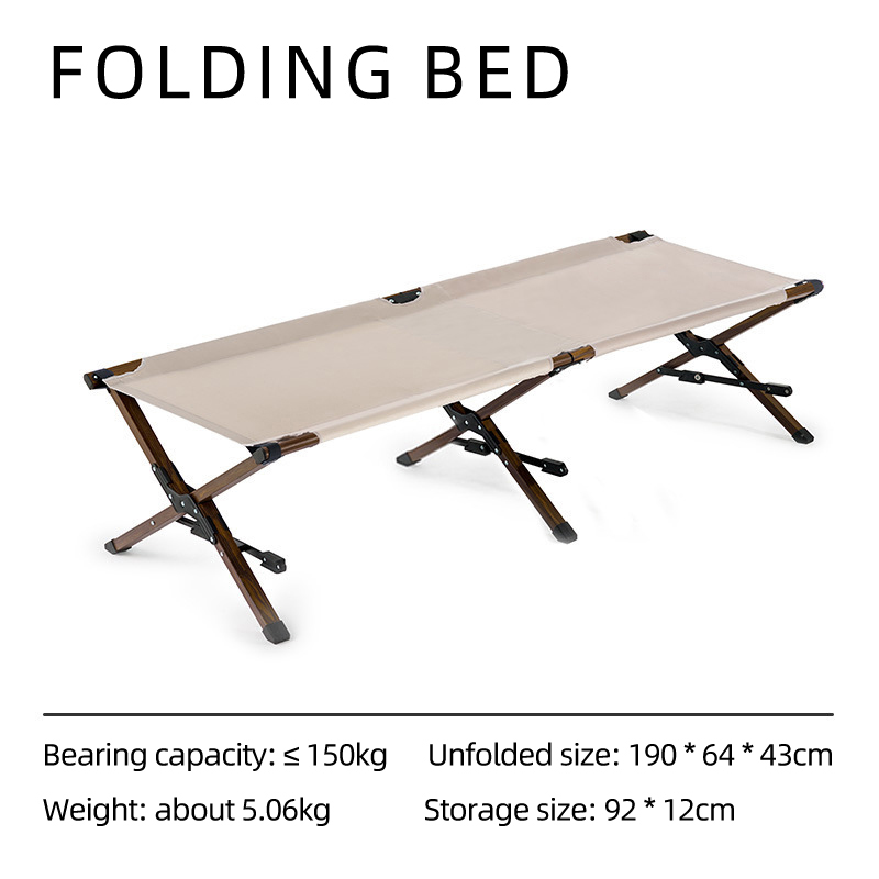 Lit pliant portable grand form - Outdoor Camping Cot avis et prix