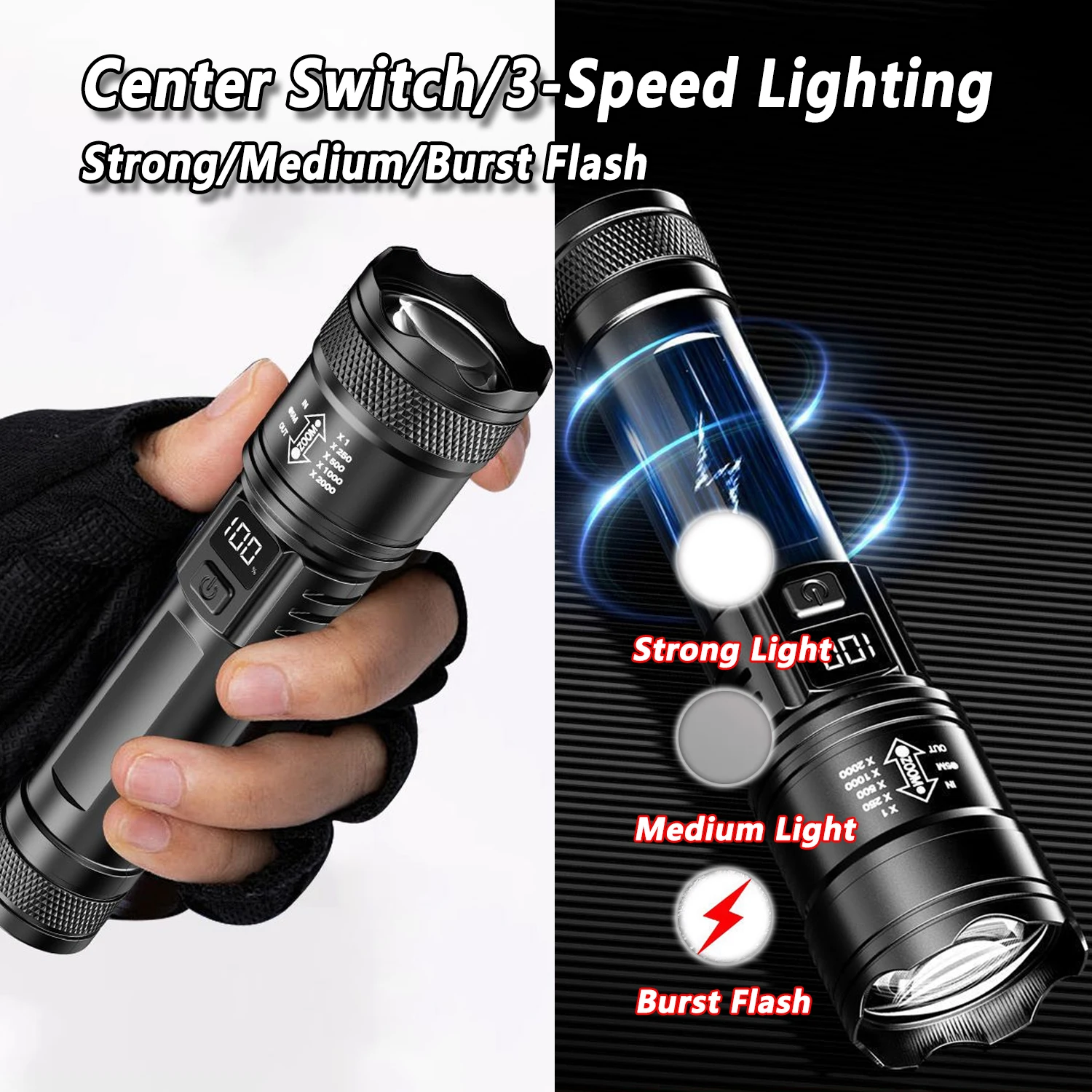 Lampe de poche LED Ultra lumin - Outdoor Camping And Fishing avis et prix