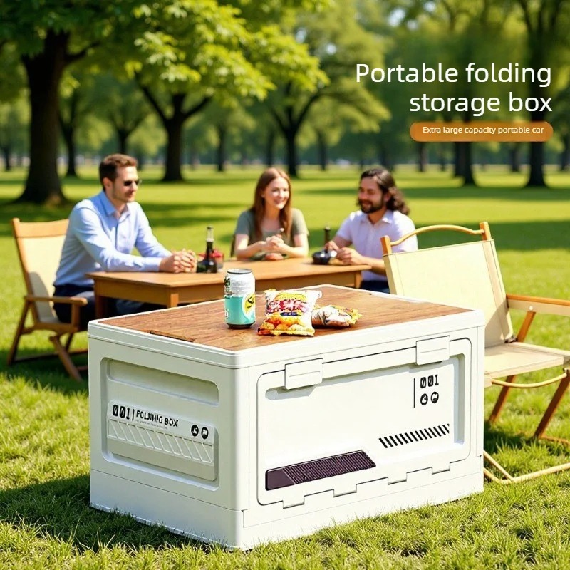Boîte de rangement pliable en  - Outdoor Camping Folding Storage Box avis et prix