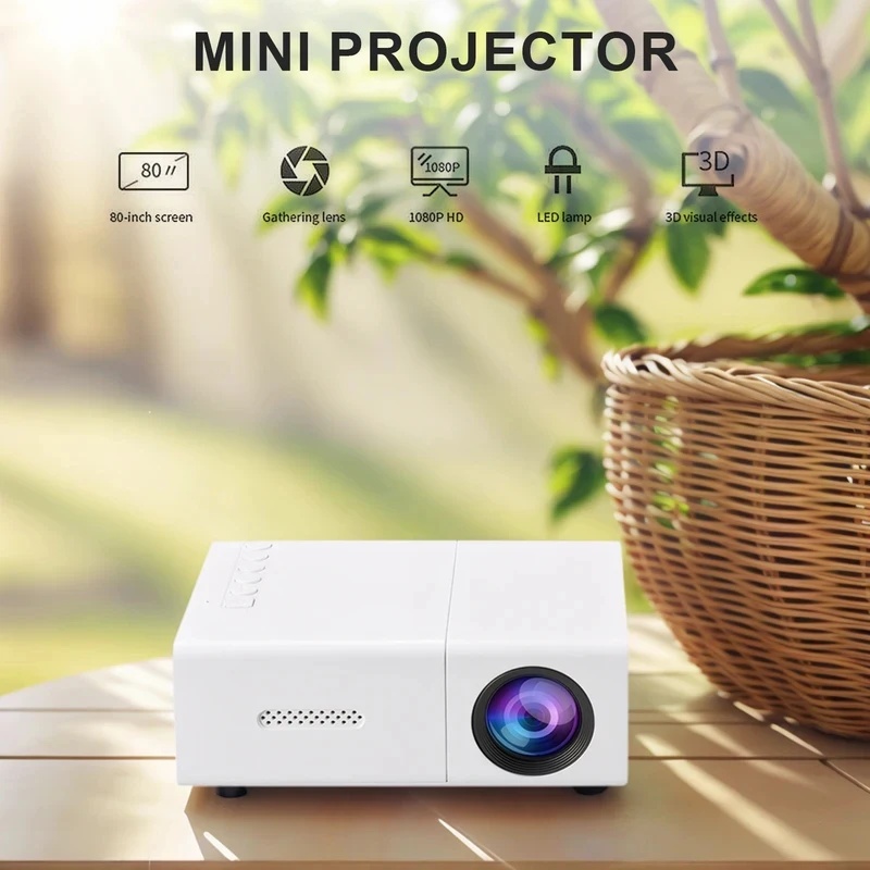 Mini projecteur LED 1080P avec - Outdoor Camping Videos avis et prix