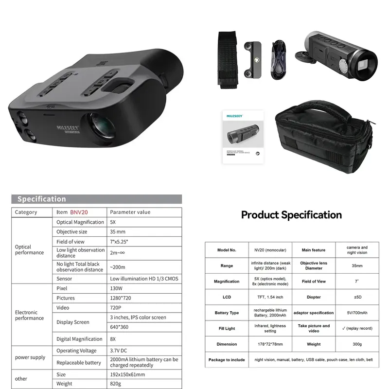 Télescope de vision nocturne n - Outdoor Camping Videos avis et prix