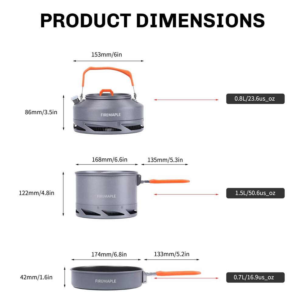 Fire Maple Camping Ustensiles  - Outdoor Camping Kitchen Set avis et prix