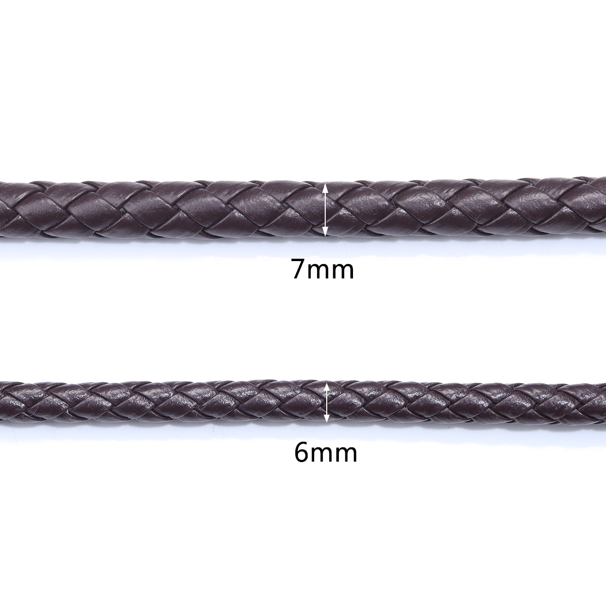 Cordon rond en cuir PU tressé, - Paracord Bracelet avis et prix