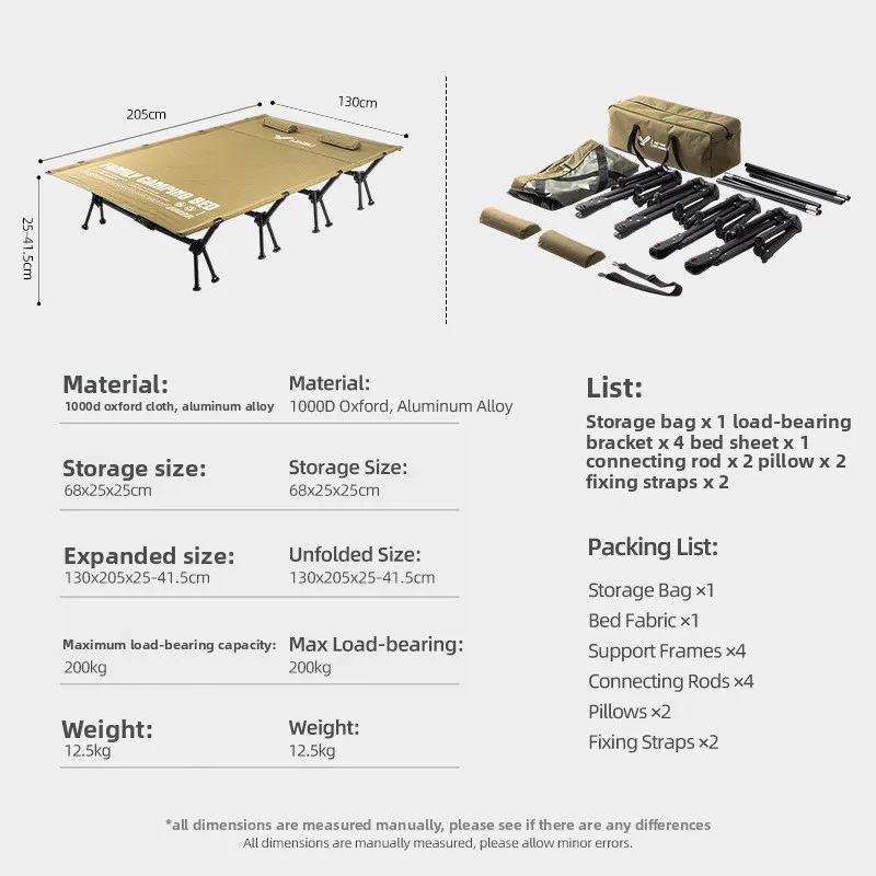 Lit de camping pliable pour de - Outdoor Camping Cot avis et prix