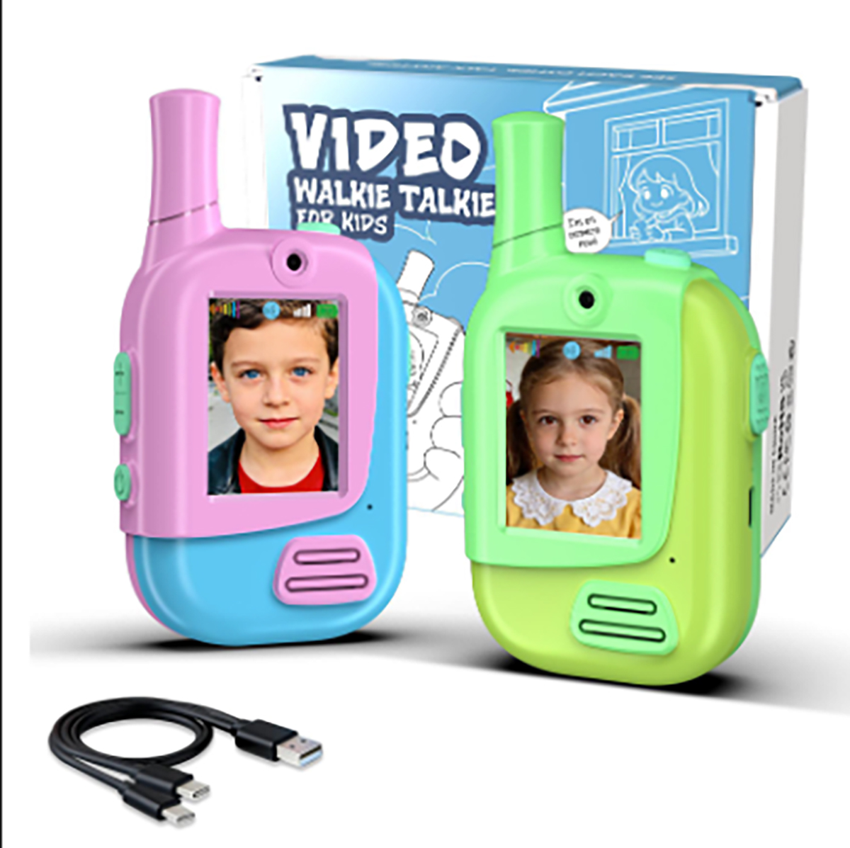 Lot de 2 talkies-walkies vidéo - Outdoor Camping Videos avis et prix