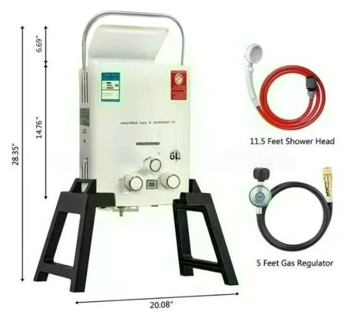 Chauffe-eau instantané au prop - Outdoor Camping Hot Water Heater avis et prix