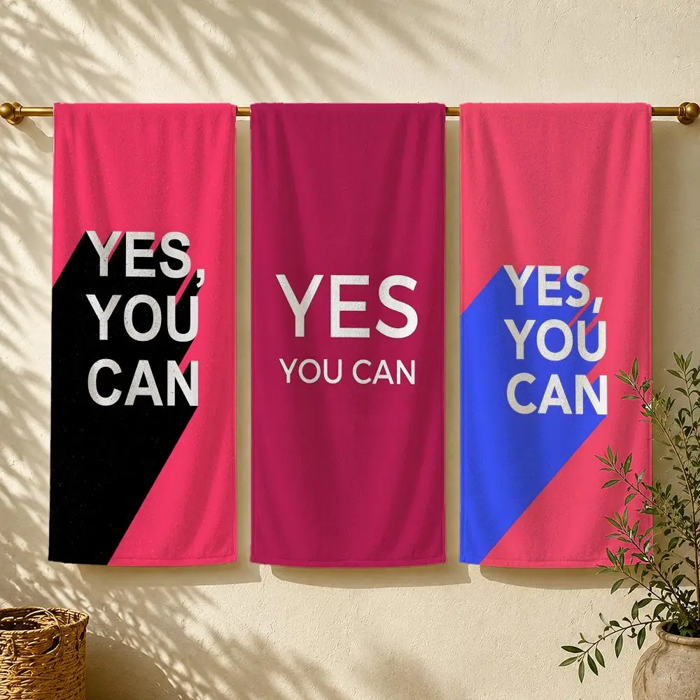 Serviette de plage Y-Yes You C - Outdoor Camping Quotes avis et prix